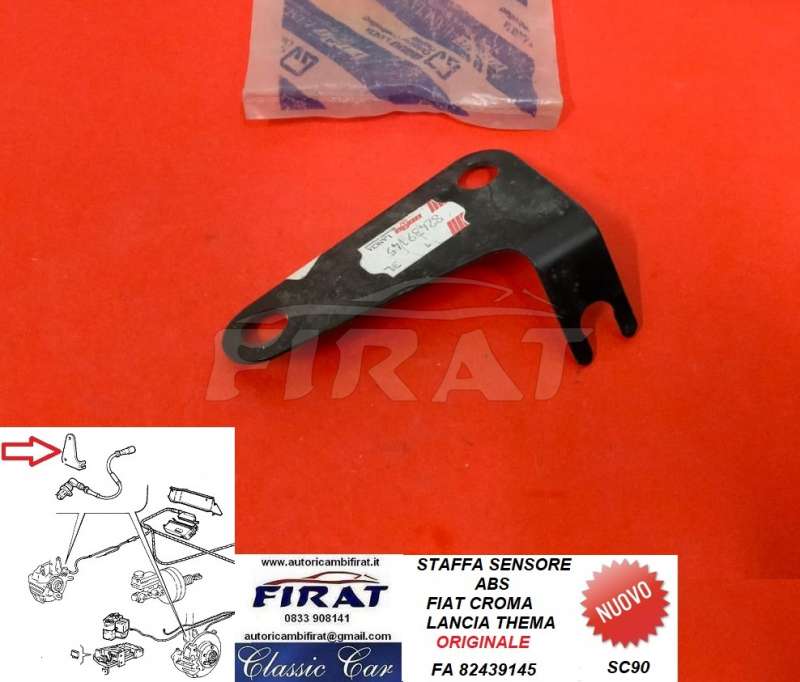 STAFFA SENSORE ABS FIAT CROMA - LANCIA THEMA (82439145)